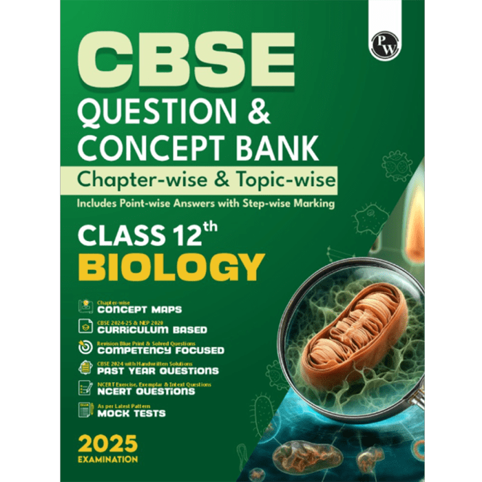 CBSE Question & Concept Bank (QCB) Class 12 Biology 2024 - 2025 Chapter-wise and Topic-wise Solved Questions