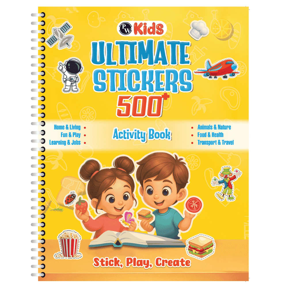 500+ Stickers Activity Book for Kids 2+ | Match & Learn with Fun Themes