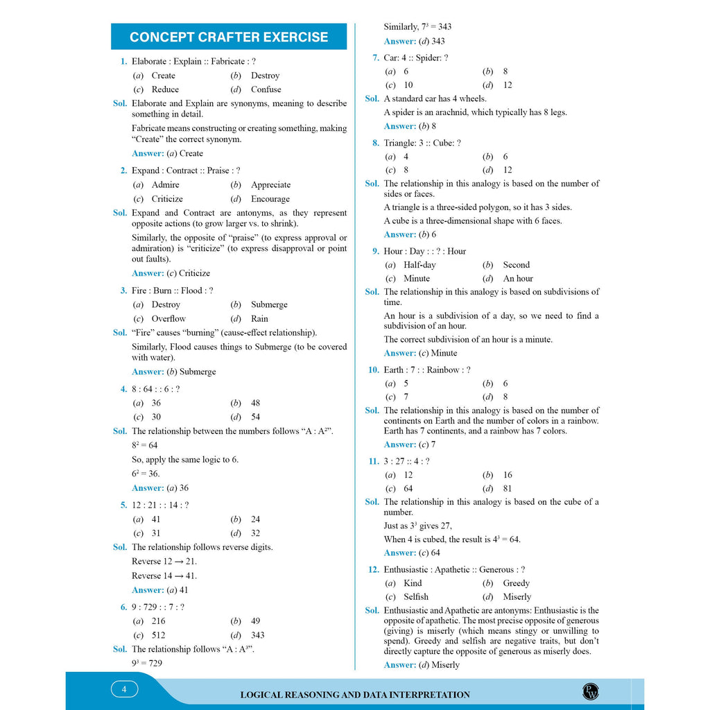 PW IPMAT Logical Reasoning and Data Interpretation Book | Topicwise Coverage | Chapterwise PYQs | 2000+ Questions | 5 Sectional Tests & 5 Full Mock Tests For IPMAT, JIPMAT, NPAT, SET & Other BBA Exams
