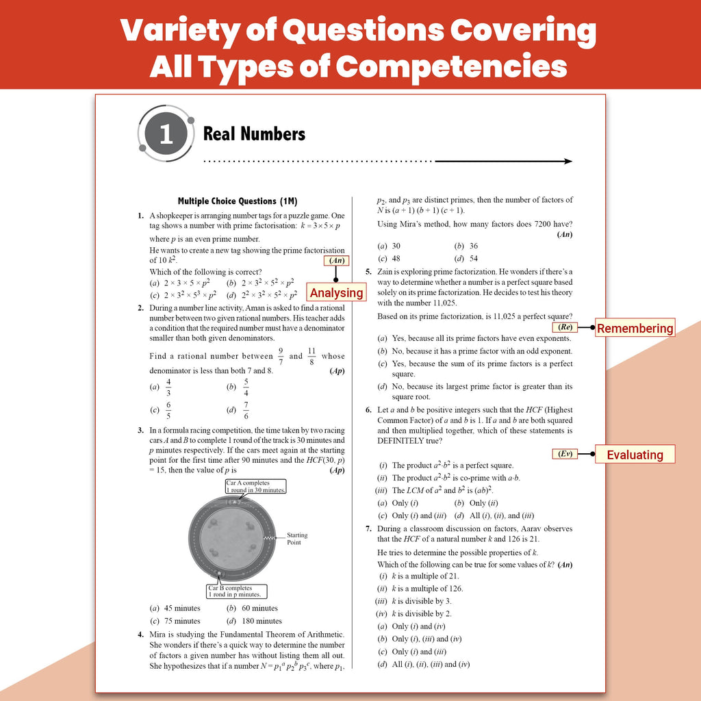 PW Competency Based Questions Class 10 & Handwritten Notes Mathematics By Ritik Sir (Set of 2) For 2027 Board Exams | 400+ Real Life Applications Based Questions & Quick Revision Notes