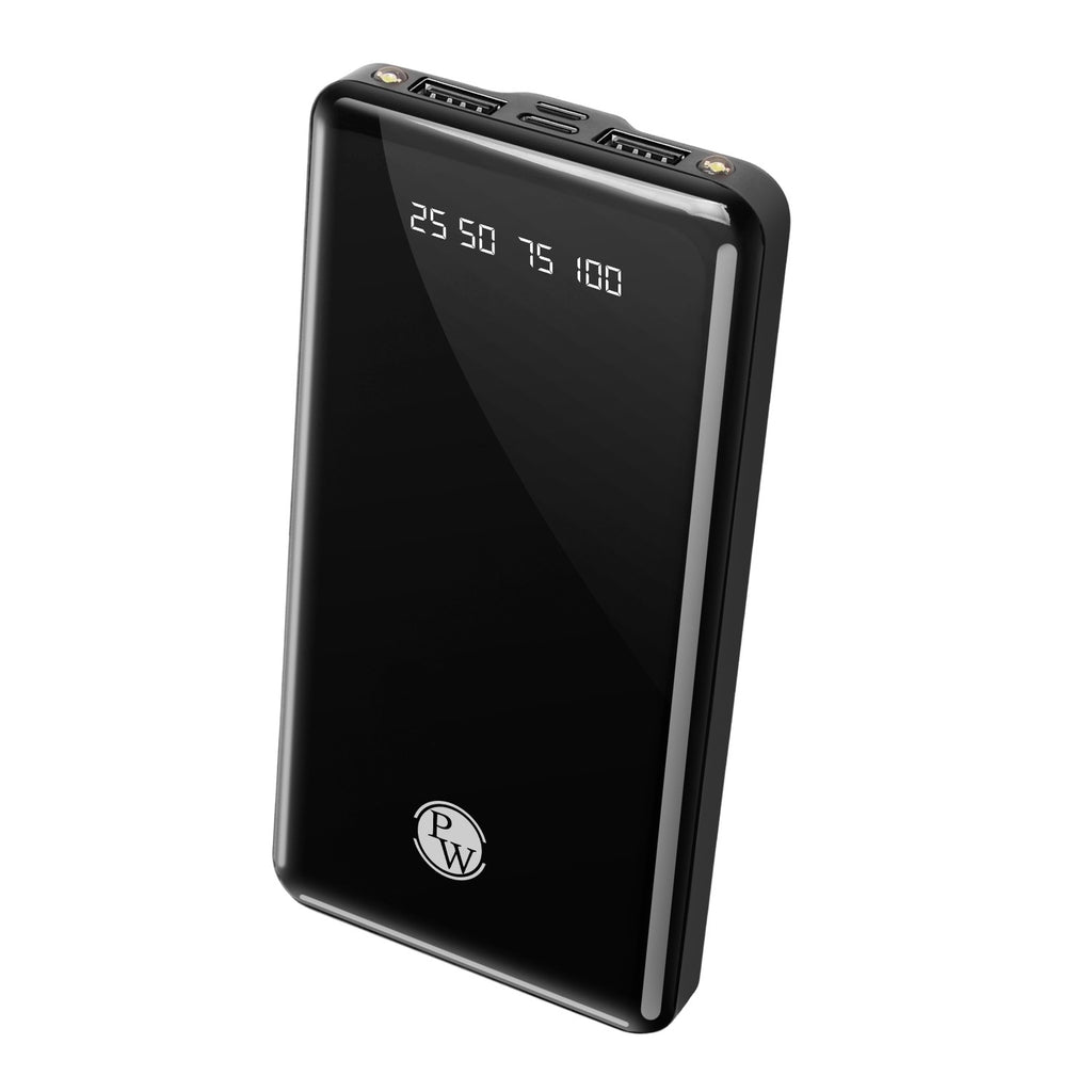 Power Bank 20,000 mAh 2 USB Ports, Micro USB & C-type Input