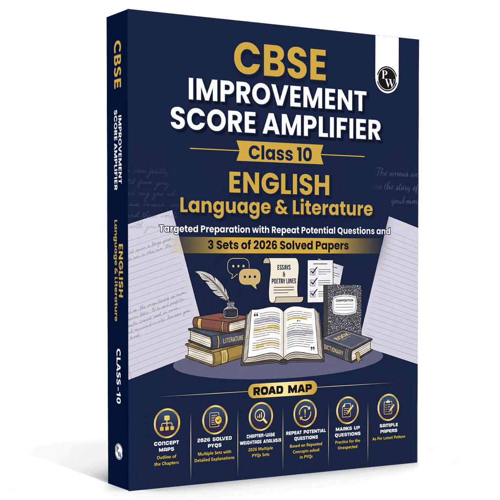 CBSE Improvement Score Amplifier Class 10 English For 2026 Improvement Board Exams | 5 PYQs Sets of 2026 Solved Papers | Sample Papers & Chapter-wise Concepts Maps
