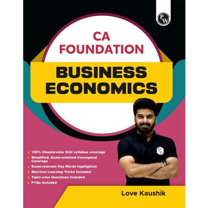 CA Foundation Business Economics By Love Kaushik For September 2026 l Including Chapterwise ICAI Syllabus Coverage | Short Tricks & PYQs | Topicwise Questions