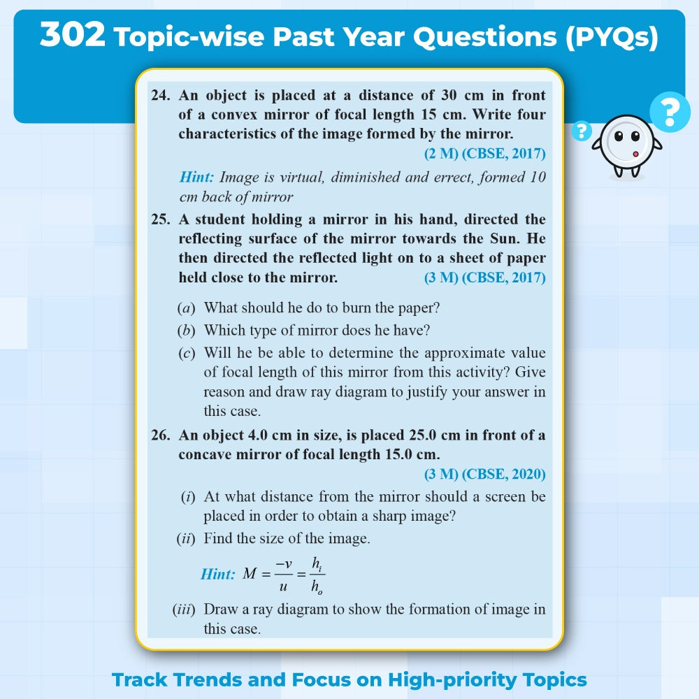 CBSE Class 10 Board Booster Science Question Bank For 2026 Board Exams l 1200+ Questions l Rapid Revision l Topicwise PYQs, Mind Maps, GEM Questions & Most Probable Questions