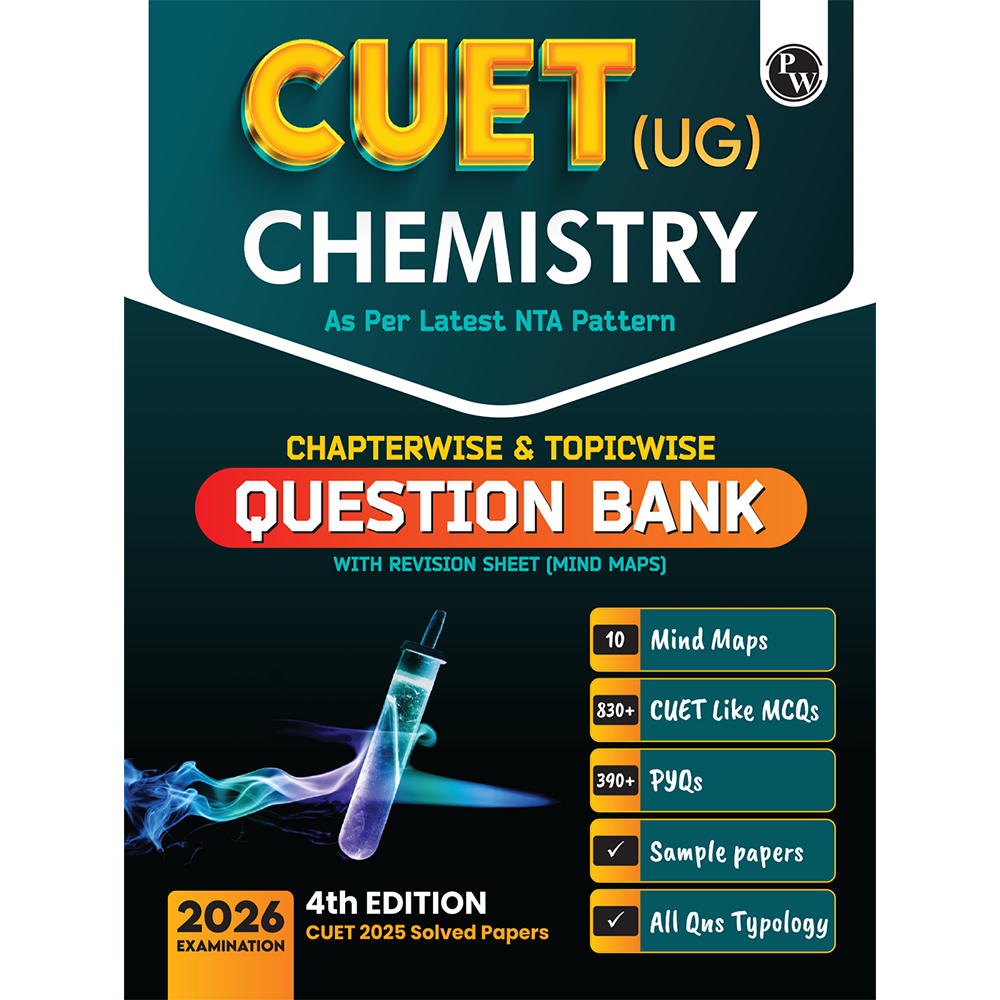 CUET (UG) Chemistry Chapterwise & Topicwise Question Bank for 2026 Exam | Theory & Exercise with Past Year Questions (2025-2022) PYQ and Mock Tests