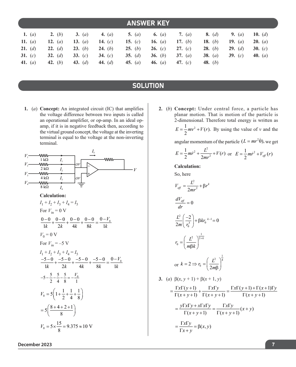 CSIR - NET Recap Physical Sciences Chapterwise and Yearwise Previous Years Solved Papers (2015-2023) Latest December Exam Questions Covered