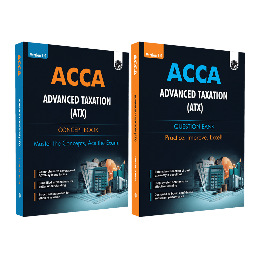 ACCA Advanced Taxation (ATX) Concept Book + Question Bank Combo Set of 2 Books
