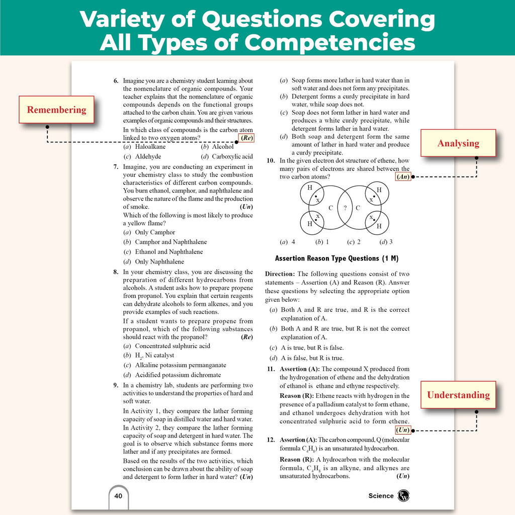 CBSE Class 10 PYQs Last 10 Years and Competency Based Questions Book (Set of 2) For 2027 Board Exams | Delhi & Outside Delhi with Multiple Sets of 2026 | 1500+ Real Life Applications Based Questions