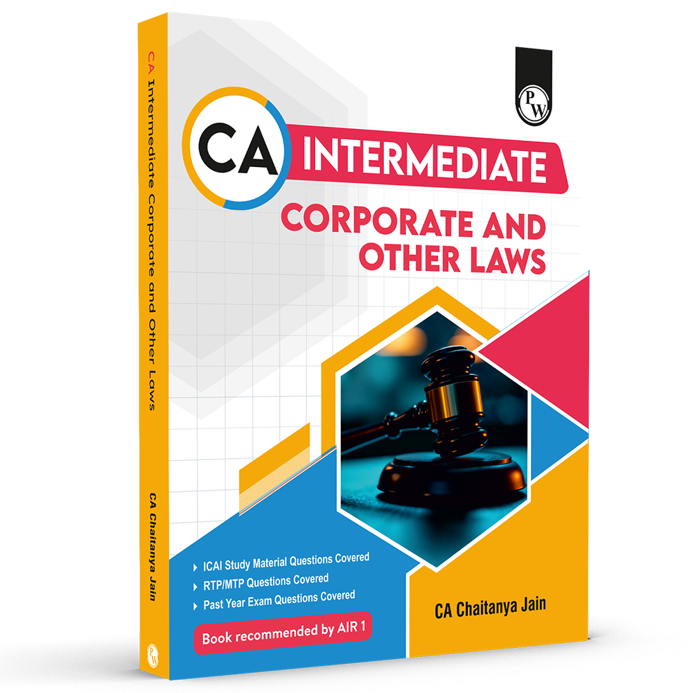 CA Intermediate Group 1 Corporate and Other Laws By CA Chaitanya Jain | Covering Theory, Exercise and Previous Years Questions & Solutions | Latest Syllabus For May 2026 Exams