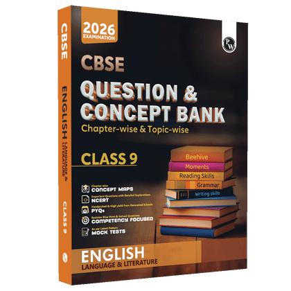 CBSE Question & Concept Bank (QCB) Class 9 English (Language & Literature) Chapter-wise and Topic-wise Solved Questions For 2026 Exams with Competency Based Question