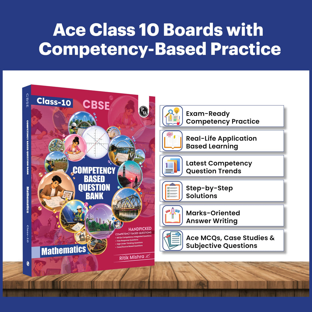 CBSE Class 10 Competency Based Question Bank Mathematics By Ritik Sir For 2027 Board Exams | 400+ Real-life Application based Questions | Higher Order Thinking MCQs & Case-Based Ques