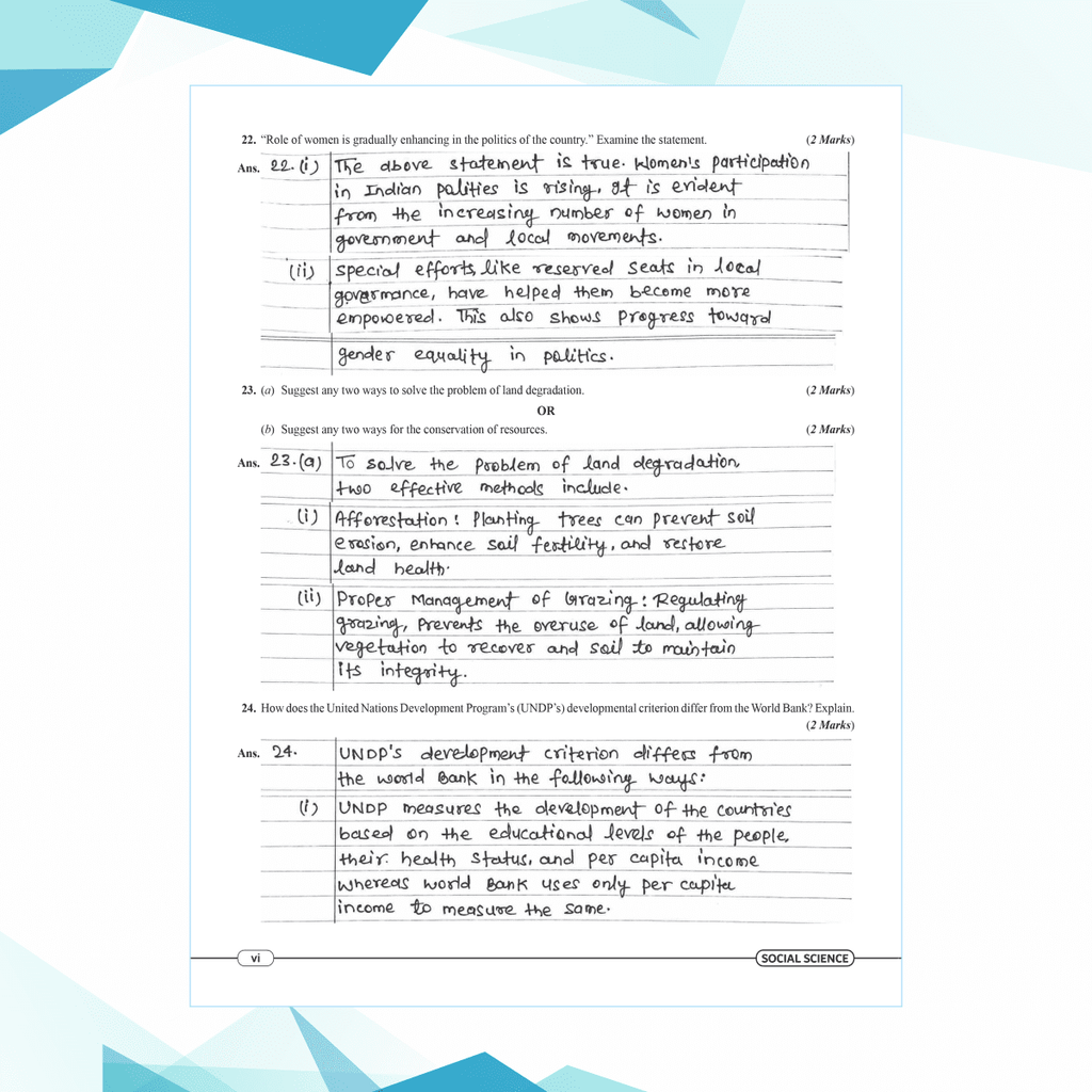 CBSE 15 Sample Question Papers Class 10 Social Science for 2025 Exam | Competency-Based Learning | PYQ 2024 with Topper's Explanations, CBSE SQP & CBSE Practice Questions