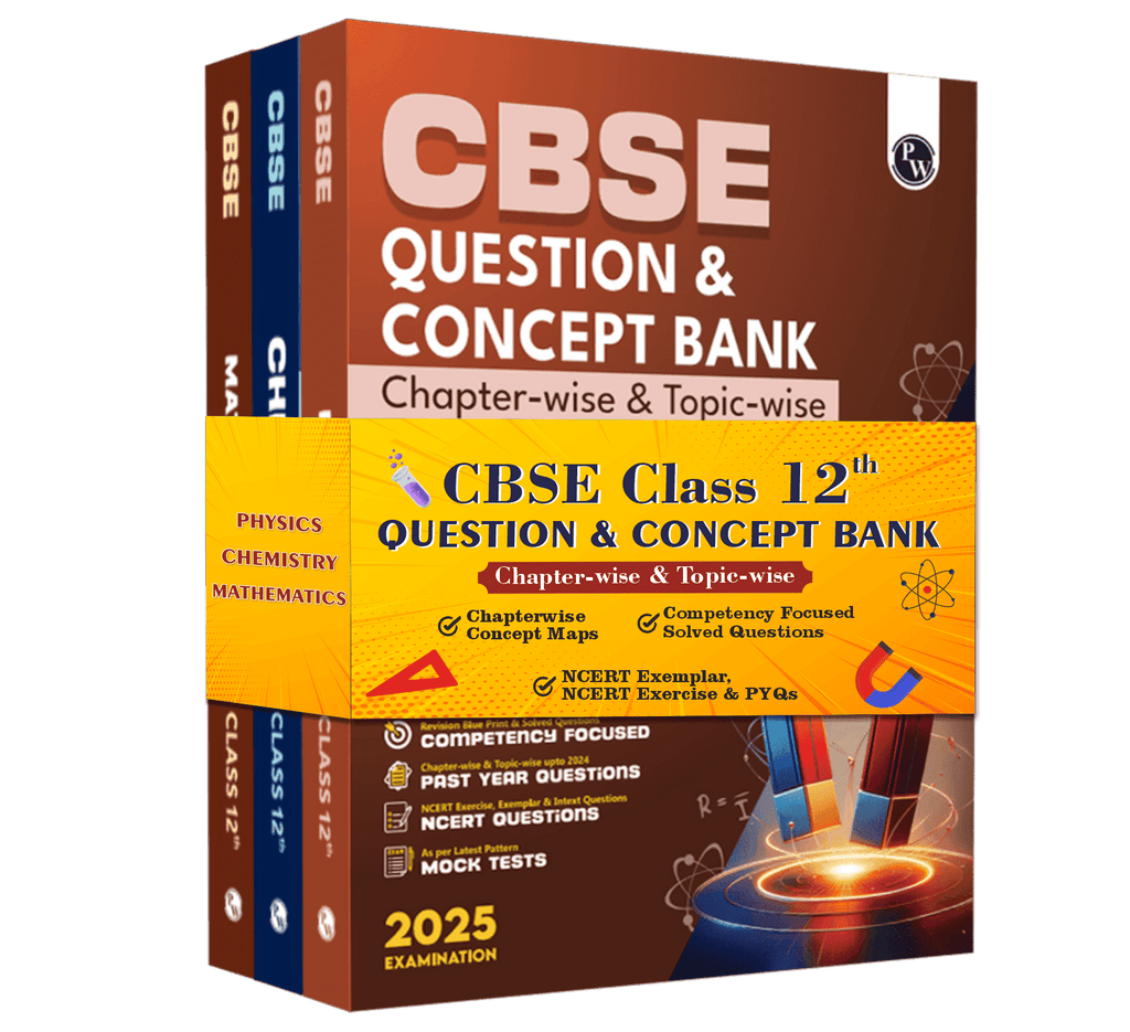 CBSE Question and Concept Bank (QCB) Class 12 Physics, Chemistry, Mathematics Combo Set of 3 Books For 2025 Board Exams
