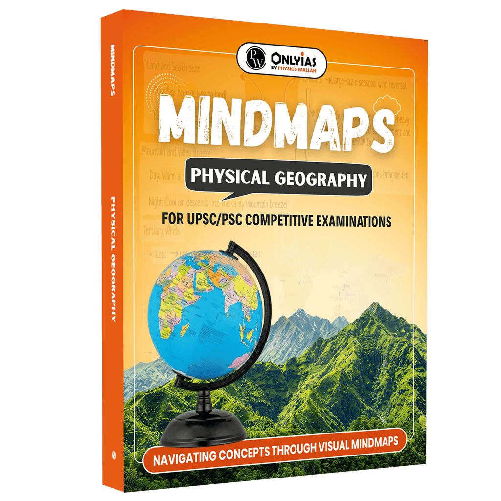 PW UPSC Mindmaps Physical Geography For UPSC/PSC Competitive Examinations | Navigating Concepts Through Visual Mindmaps