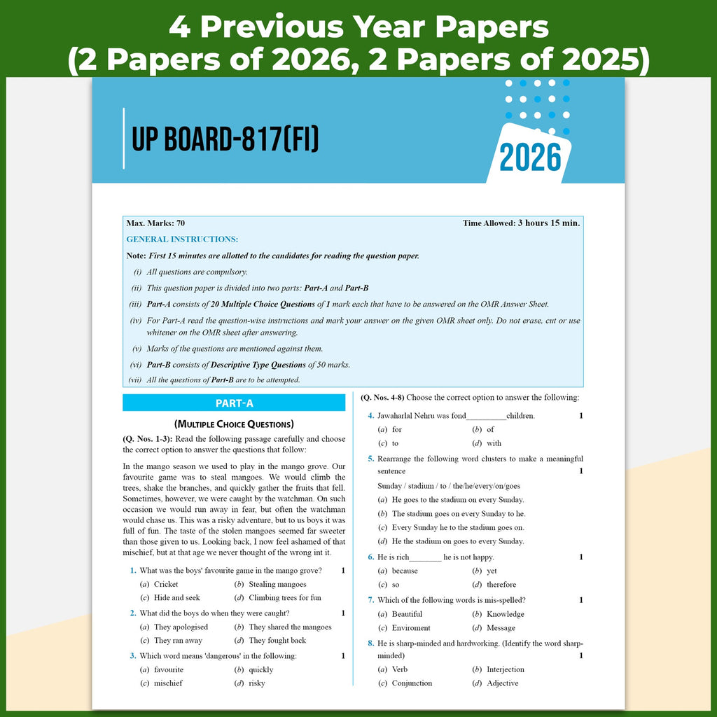 PW UP Board Class 10 Question Bank English Guru Mantra By Niharika Menghi Mam For 2026-27 Exam | NEP 2020 | Chapter-wise NCERT Exercises with Literary Analysis & PYQs