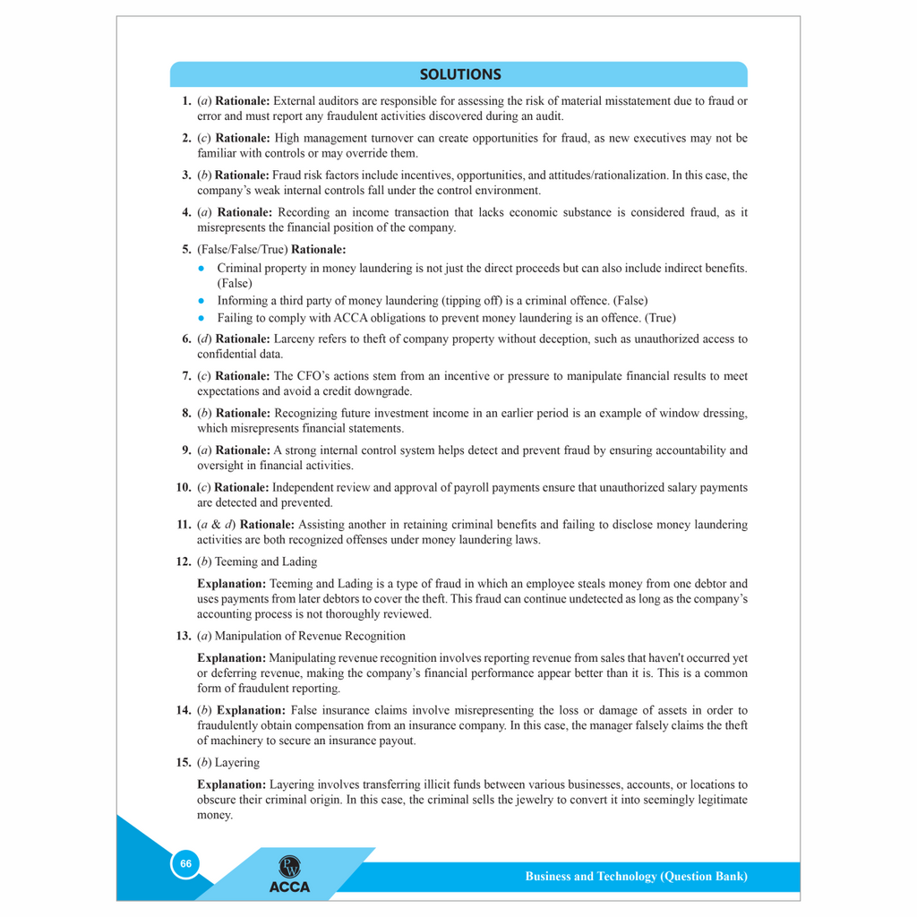 ACCA Knowledge & Skill Level Study Pack Combo Set of 18 Modules