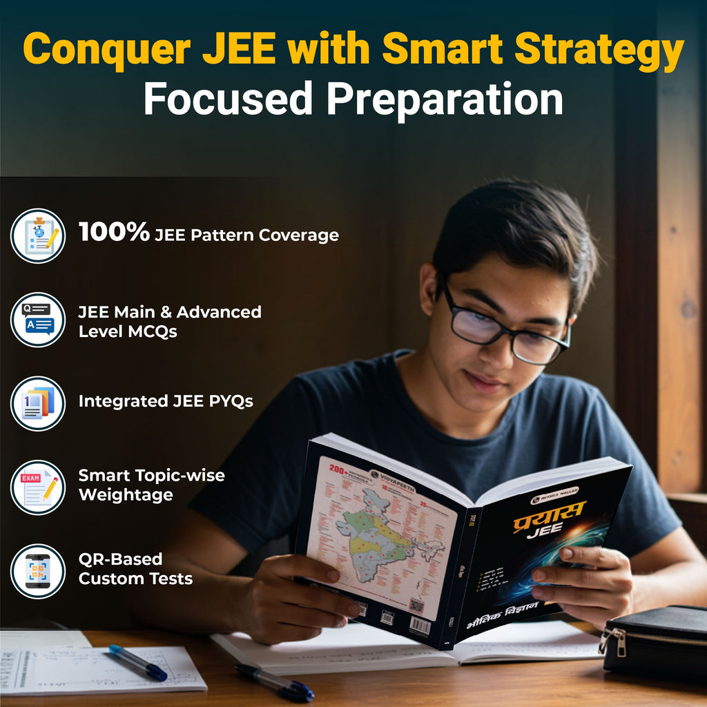 Prayas For JEE Main & Advanced Droppers Hindi Droppers Physics, Chemistry and Mathematics Modules with Solutions Combo Set of 24 Books (2026 Edition)