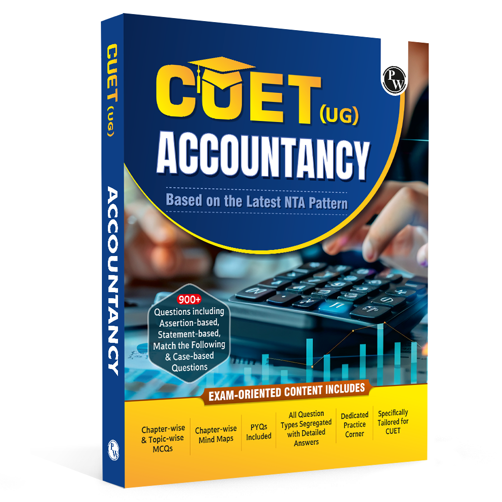 CUET (UG) Accountancy 2026 Chapterwise & Topicwise Question Bank with Past Year Questions PYQs and Mock Test | Mind Maps and Practice MCQs