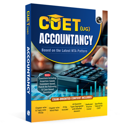 CUET (UG) Accountancy 2026 Chapterwise & Topicwise Question Bank with Past Year Questions PYQs and Mock Test | Mind Maps and Practice MCQs