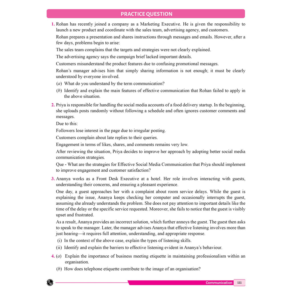 PW CSEET All in One Book Business Communication October 2026 Attempt | Comprehensive Curriculum Coverage | Strictly Based on ICSI Modules | Enhanced Visual Learning & Practice