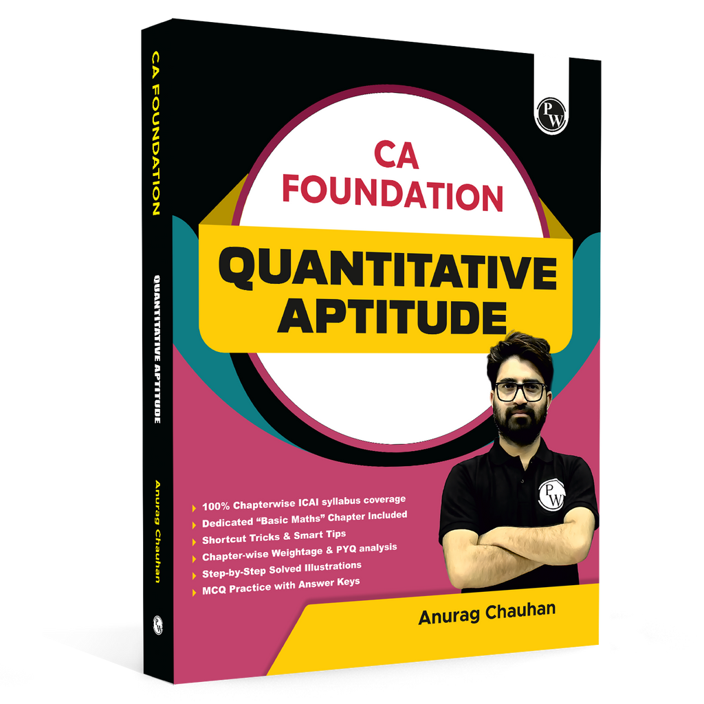 CA Foundation Quantitative Aptitude By Anurag Chauhan Applicable For September 2026 l Including Chapterwise ICAI Syllabus | Short Ticks & Smart Tips | MCQ Practice & PYQ Analysis