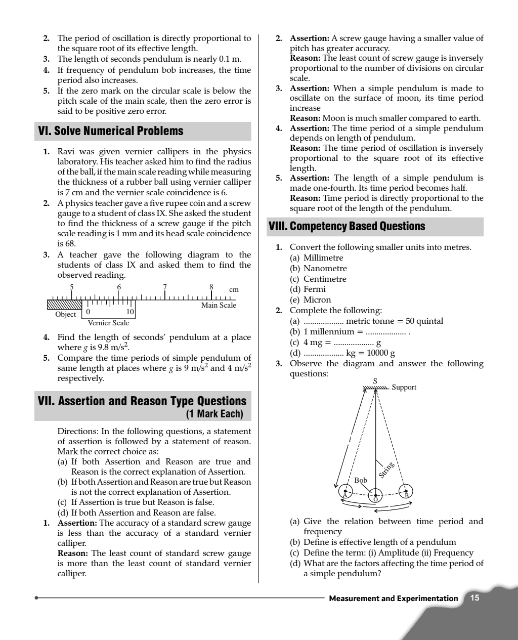 ICSE Class 9 Physics as Per Latest NEP For Exam 2024-25