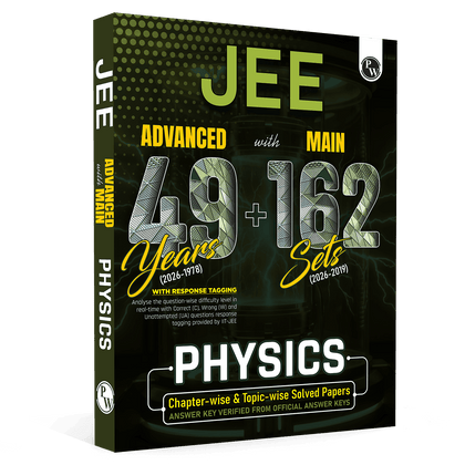 PW JEE Advanced 49 Years (2026-1978) with JEE Main 162 Sets Physics PYQs (2026-2019) | Chapterwise and Topicwise Solved Papers For JEE Main & Advanced 2027 Exams