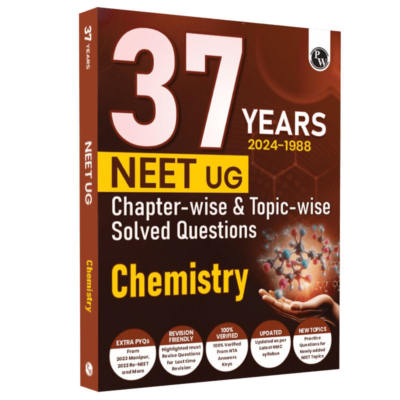 37 Years NEET Previous Year Solved Question Papers Chemistry PYQs Chapterwise Topicwise Solutions For NEET Exam 2025 with Newly Added Topics