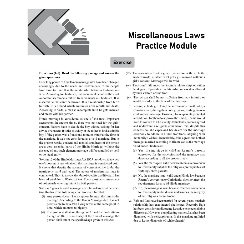 CLAT Complete Legal Reasoning Module Set of 16 For CLAT and OLETs Exam 2025 Latest Edition
