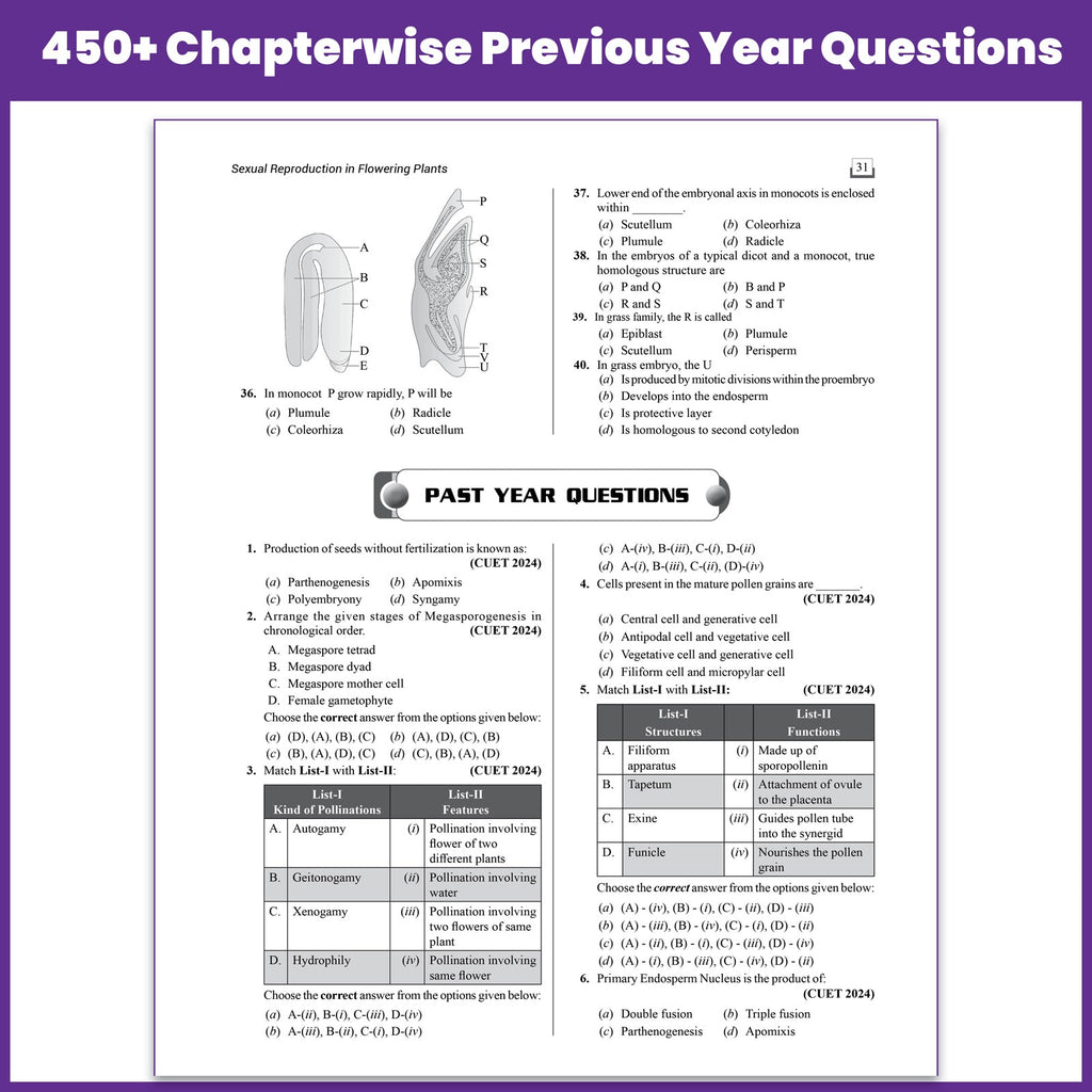 PW CUET UG Biology Book 2027 Chapterwise & Topicwise Question Bank | Chapterwise Theory & Mind Maps | Previous Year Solved Papers & Sample Papers
