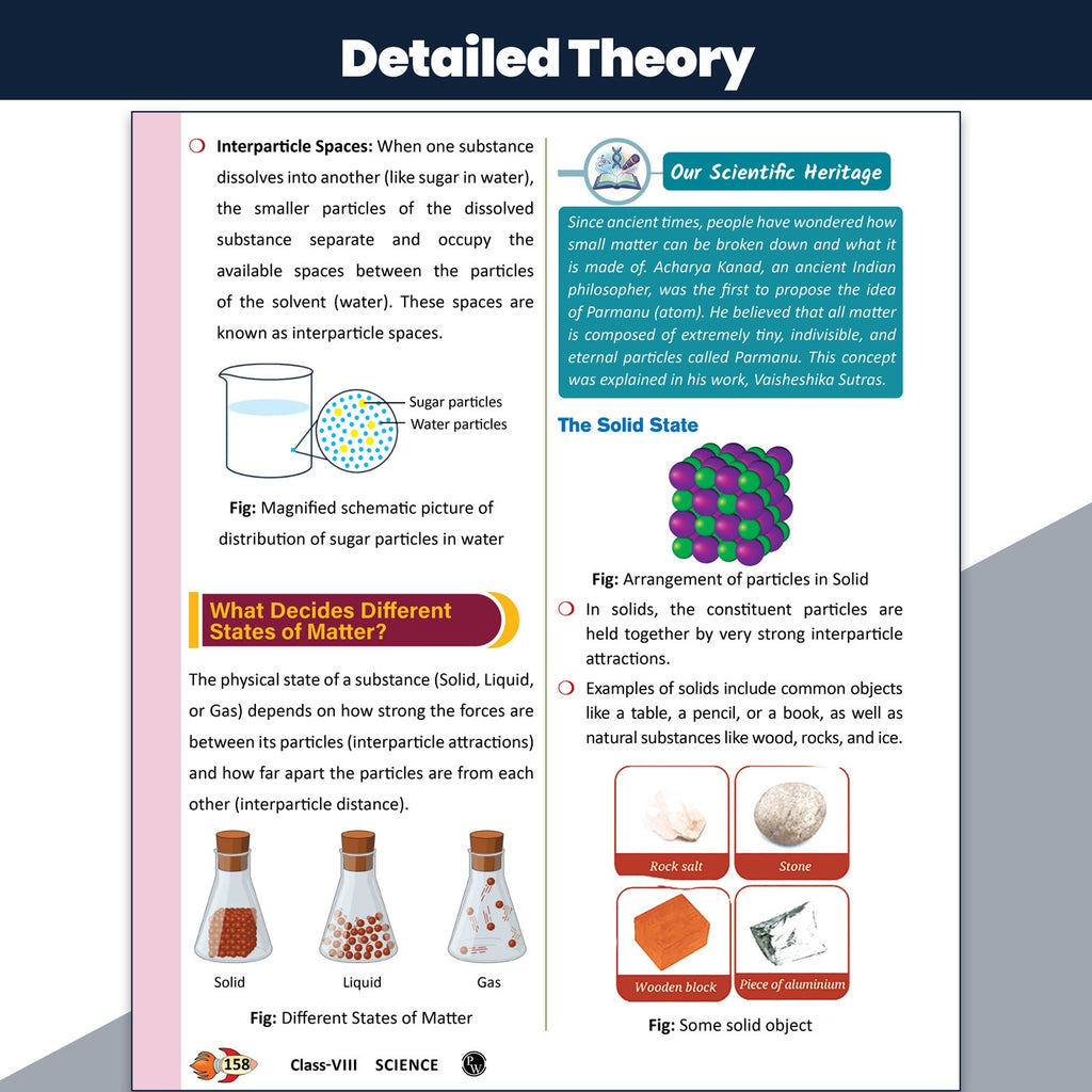 PW Concept & Question Bank Class 8 New NCERT Science (Curiosity) Book for 2026 Exams| NCERT Based Theory, Diagrams & Activities| NCERT Question Bank with Competency Based Practice Questions