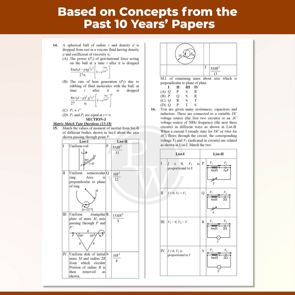 JEE Advanced Rankers Test Series 2026 As Per Latest Exam Pattern | 10 Mock Test (5 Paper I + 5 Paper II) | Elaborated Solutions with College Cutoff and Past Year Paper Analysis