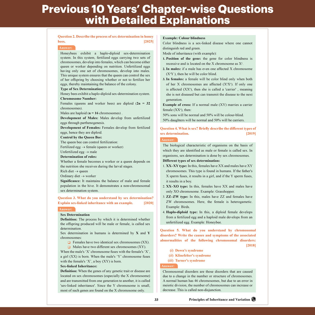 Bihar Board Class 12 Question Bank Biology JEET Guess Papers & Question Bank By Anurag Sir For 2026-27 Exam | Chapterwise Mind Maps & Previous 10 Years Questions, Model Papers with OMR