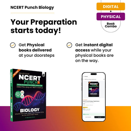 PW Digital-Book + Objective NCERT Punch 4.0 Biology Book For NEET 2026 By Dr. Vipin Kumar Sharma l Updated with High Order Time Intensive MCQs and AIIMS PYQs As Per 2025 NEET Paper