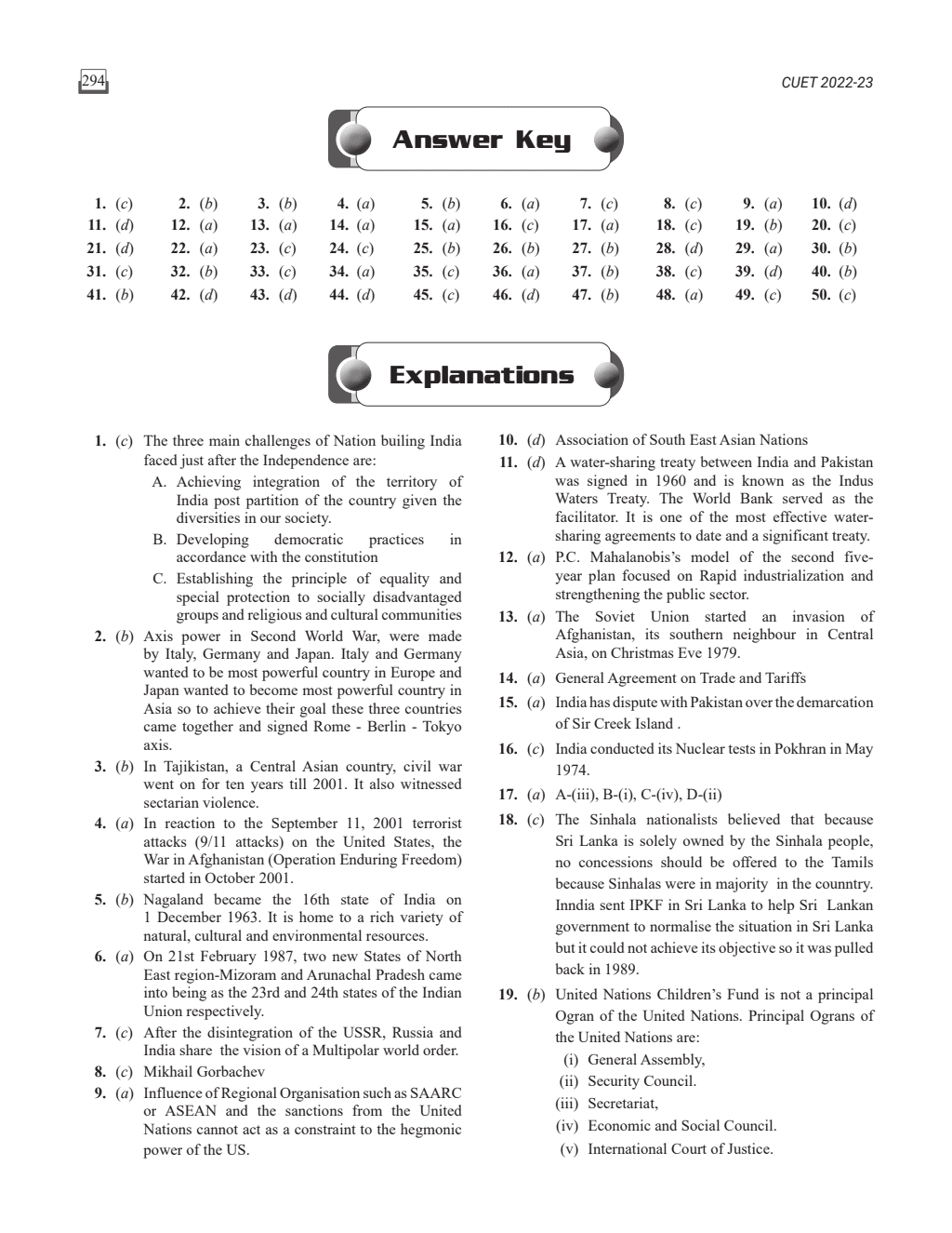 CUET (UG) Political Science Chapterwise & Topicwise Question Bank (2023- 2024) with Complete NCERT Crux, CUET PYQs 2023 Past Year Questions and Mock Test I For Central Universities Entrance Test 2024