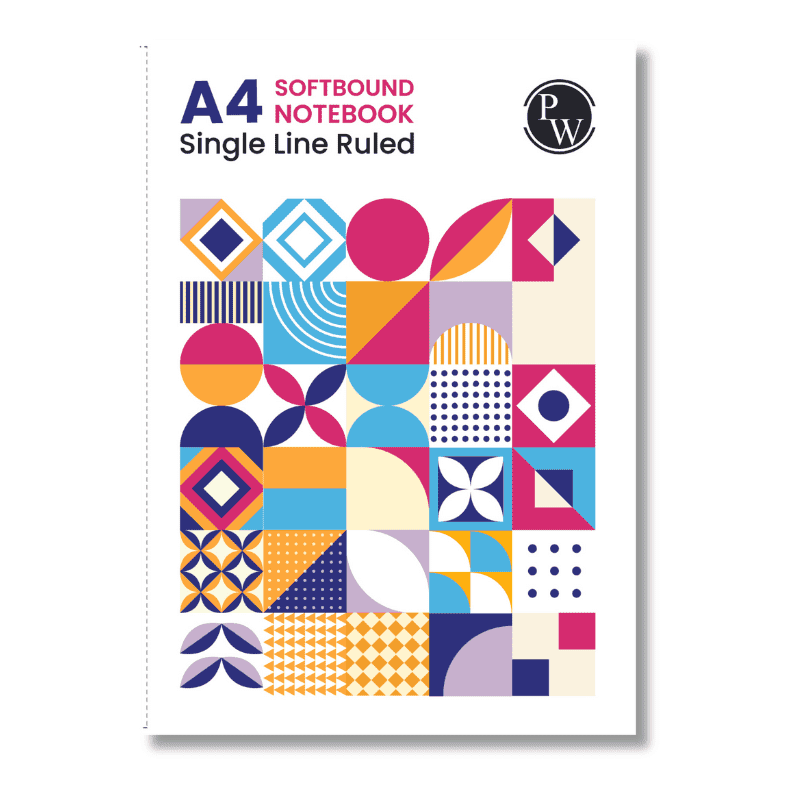 PW A4 Softbound Notebook Single