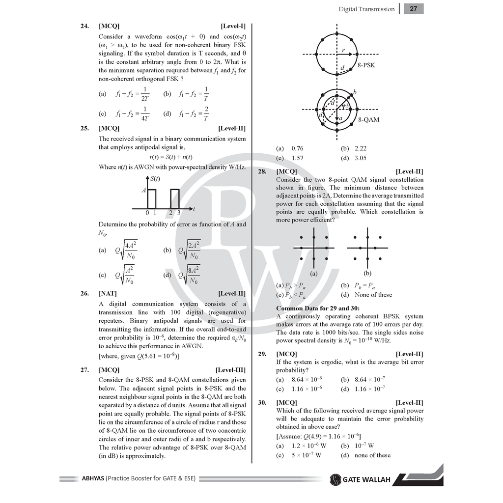 GATE & ESE Abhyas Practice Booster For ECE/EE Vol 1, Electronics & Communication Engg Vol 2, ESE General Studies and Engineering Maths & General Aptitude Combo Set of 4 Books