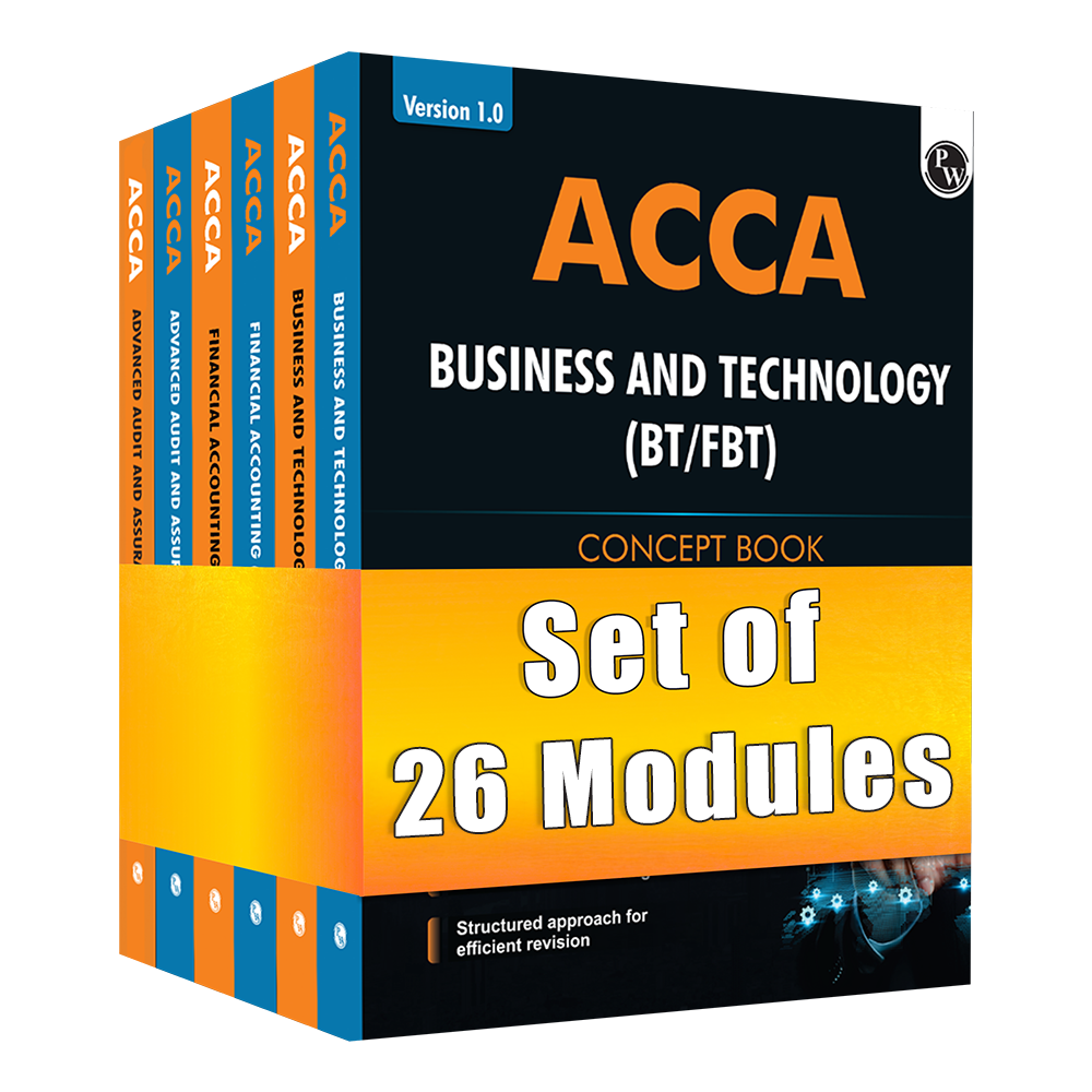 ACCA Complete Study Pack Knowledge, Skill & Professional Levels Combo Set of 26 Modules