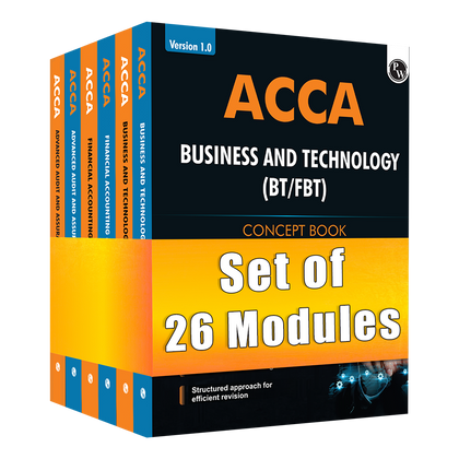 ACCA Complete Study Pack Knowledge, Skill & Professional Levels Combo Set of 26 Modules