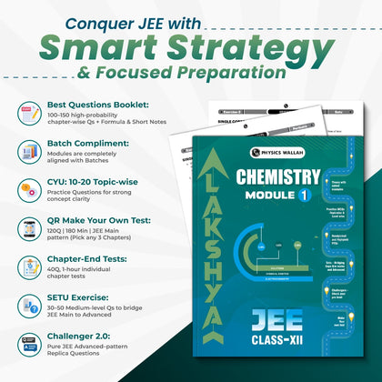 PW Lakshya For JEE Main & Advanced Class 12 Chemistry Modules with Solutions Combo Set of 5 Books (2026 Edition)
