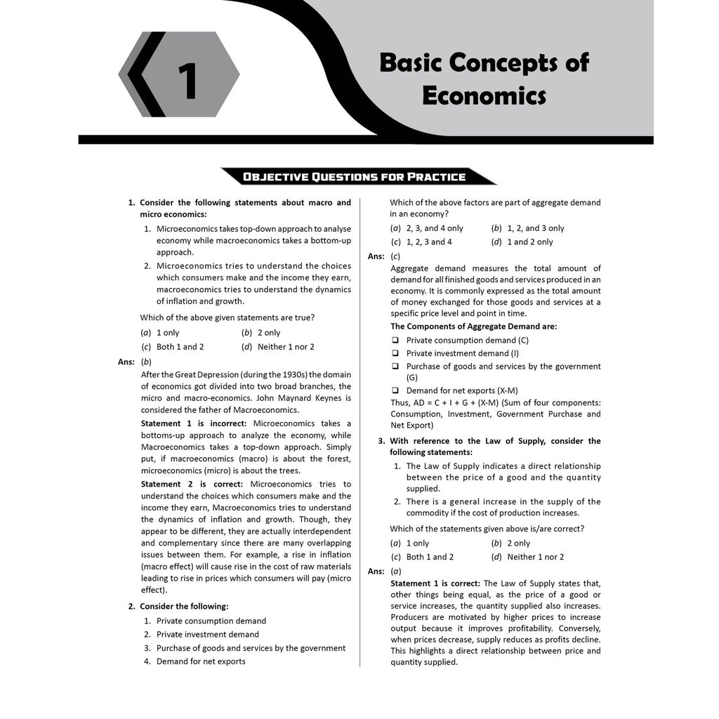 UPSC Mission Prelims Indian Economy Chapterwise Topicwise Question Bank | 650+ Handpicked Questions & Important Topics Covered with Detailed Explanation