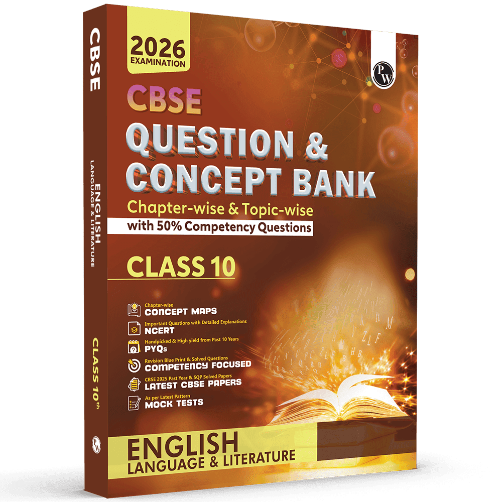 CBSE Question & Concept Bank (QCB) Class 10 English Language & Literature Chapter-wise and Topic-wise Solved Questions For 2026 Exams with 50% Competency Based Question