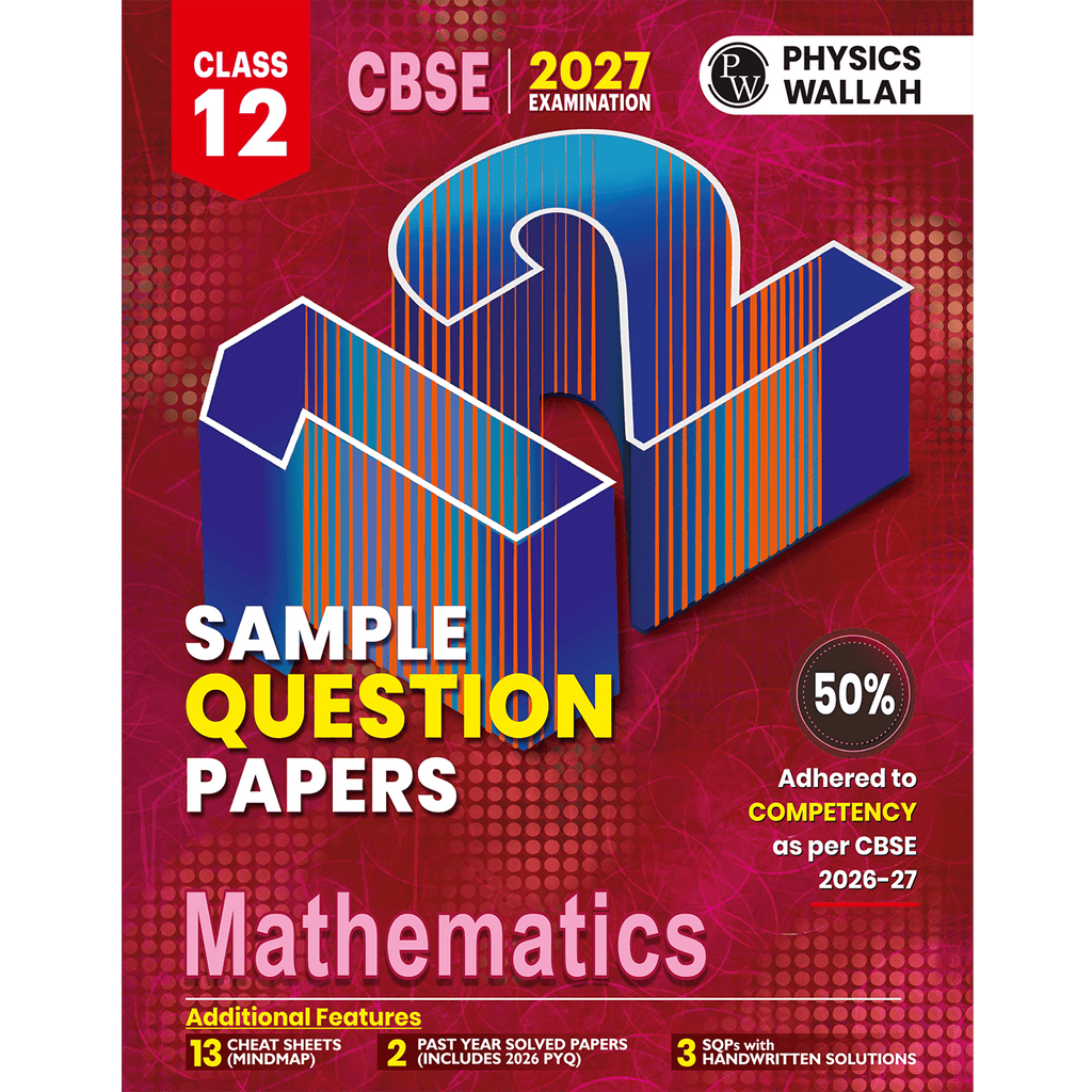 CBSE 12 Sample Question Papers Class 12 Maths For 2027 Board Exam (New Pattern) | 2026 Solved Paper, Chapterwise Mind Maps, Stepwise Marking
