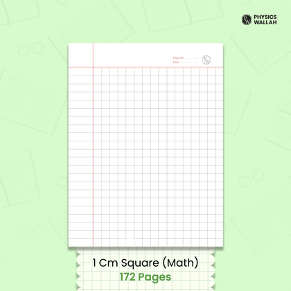 Doodle Notebook | 172 Pages | 18 x 24 cm | Math 10 mm Box