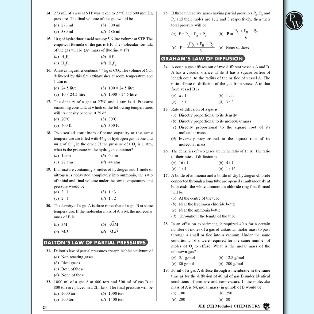 Arjuna For JEE Main & Advanced Class 11 Chemistry Modules with Solutions Combo Set of 5 Books (2025 Edition)