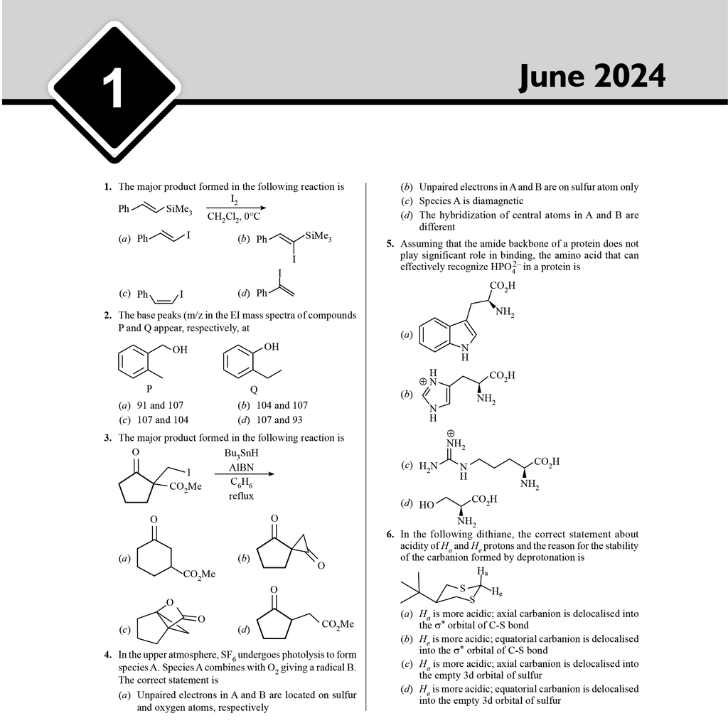CSIR - NET Recap Chemical Sciences Chapterwise and Yearwise Previous Years Solved Papers (PYQ) Latest 2015 June 24 Exam Questions Covered l GATE, TIFR, BARC and IIT JAM Exams