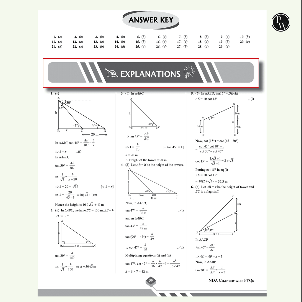NDA NA 21 Previous Years Solved Papers (From 2014 to Sep 2024) Chapterwise and Topicwise PYQs l Maths and General Ability for 2024-2025 Exams | English Edition