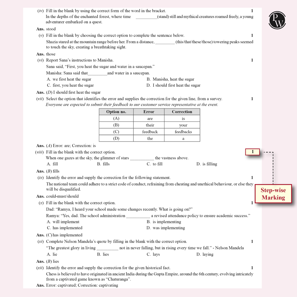 15 CBSE Sample Paper Class 10 English For 2026 Board Exam with 50 Percent Competency Based Questions 100 Most Probable Questions