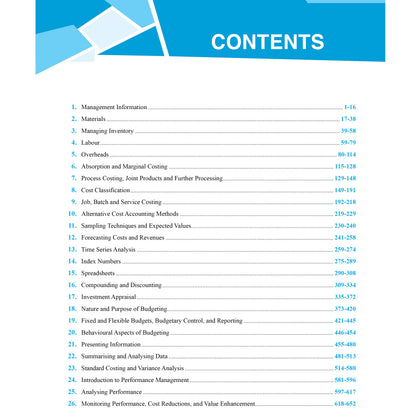 ACCA Management Accounting (MA/FMA) 2.0 Concept Book + Question Bank Combo Set of 2 Modules