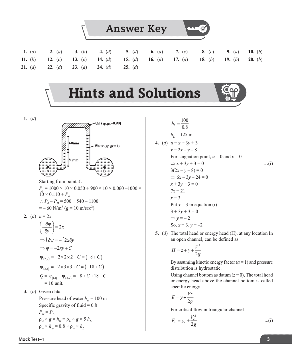 SSC JE Civil Engineering Mock Tests Paper- I, 11 Subject wise Mock tests and 5 Full length Tests, Fresh 1200+ Questions based on new SSC JE exam pattern--